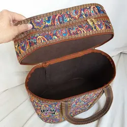 جافلاکسی بزرگ دو طبقه ترمه سنتی یزد - کیف پیک نیک کد : 20 - 507