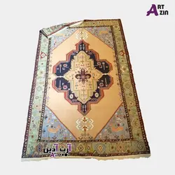 گلیم دستباف ریزبافت شش متری ورنی ایرانی طرح عشایری کد: 498