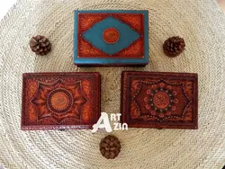 جا قرآنی عروس و قرآن چرمی شیک  کد: 807