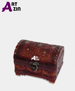 صندوقچه جواهر چوبی و جعبه جواهری کد: 811