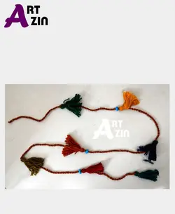 آویز سنتی پشمی منگوله ای دو متری کد : 682