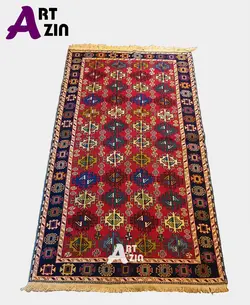 گلیم دستباف سوزنی (ورنی) دو ونیم متری مدل دشت مغان اردبیل کد: 464 - صنایع دستی آرت آذین