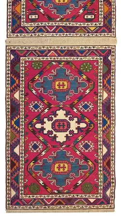 گلیم دستباف سوزنی یک و نیم متری نقشه روسی کد: 462 - گروه هنری آرت آذین
