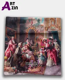 رویه کوسن فرانسوی جدید مهمانی طرح کلاسیک کد: 39-601