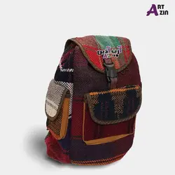 کوله پشتی سنتی دخترانه جاجیم دستباف کد: 10-508