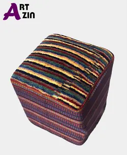 ست پاف 5 تکه سنتی گبه دستبافت شیراز کد: 3 - 407 - گروه هنری آرت آذین
