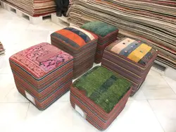 پاف گبه دستباف سنتی صندلی راحتی مبلمان کد:402