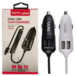 شارژر فندکی تسکو مدل TCG 26 سیم وصل