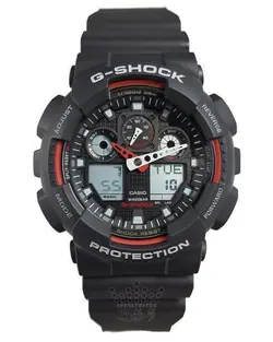 G-shock GA-100-1A4DR ساعت جی شاک اورجینال کاسیو با ضمانت اصالت