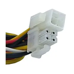 کانکتور 4 پین ATX نری و مادگی سیم دار قفل شو