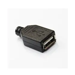 کانکتور USB  مادگی کاور دار