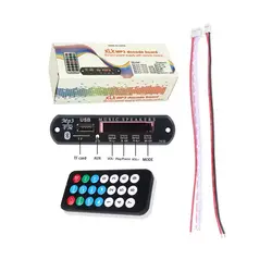 ماژول MP3 پنلی فلش خور 12V بلوتوث دار