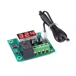 ماژول ترموستات دیجیتال XH-W1209 دارای کلیدهای کنترلی و نمایشگر