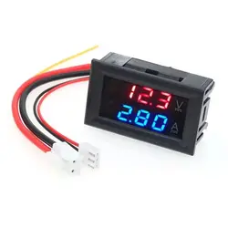 ماژول ولت متر و آمپر متر دیجیتال پنلی 100V / 10A