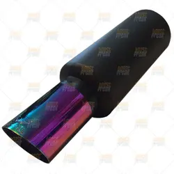 منبع اگزوز اسپرت سایلنسردار دوحالته برند deluxe کد TS300
