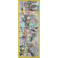 شال دندی طرح Newyork - دندی