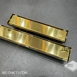 کفشور استیل خطی سرامیک خور طلایی 80 ویسام - فروشگاه اینترنتی دکونیکو Deconico % %