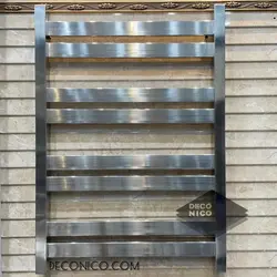 حوله خشک کن استیل فلت کروم مات 80/50 - فروشگاه اینترنتی دکونیکو Deconico % %