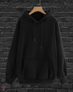 Sweater hoodie outlet hitam