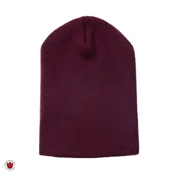 کلاه بافت قرمز جگری