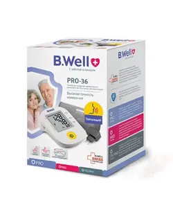 فشارسنج b well pro 36 مدل سخنگو بازویی اتوماتیک