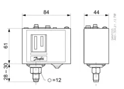 پرشر سوئیچ دانفوس مدل KP36