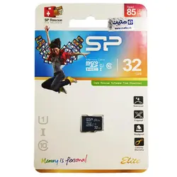 کارت حافظه microSDHC سیلیکون پاور مدل Elite کلاس 10 استاندارد UHS-I U1 سرعت 85MBps ظرفیت 32 گیگابایت