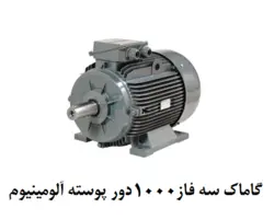 الکتروموتور گاماک 5.5KW سه فاز 1000 دور