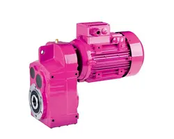 گیربکس هلیکال موازی Yilmaz ایلماز 4KW سری DR573 با 21 دور خروجی