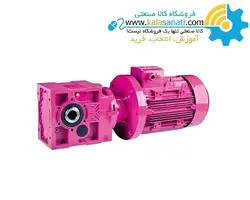 الکتروگیربکس بول هلیکال ایلماز 11KW سری KR573 با 65 دور خروجی