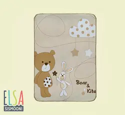 پتو نخی Bear&amp;Kite رزبرن roseborn