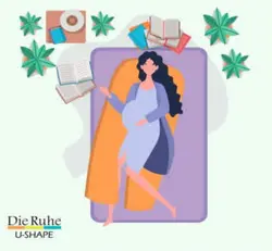 بالش بارداری U شکل دی روحه Die Ruhe