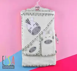 سرویس حوله نوزاد گوره خر پاپو papo