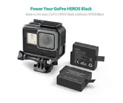 شارژر باتری دوربین راوپاور مدل RP-PB074 به همراه دو عدد باتری