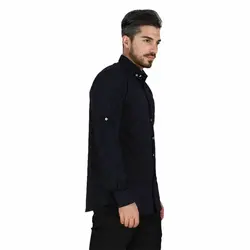 پیراهن آستین بلند پوپلین مردانه ساوین