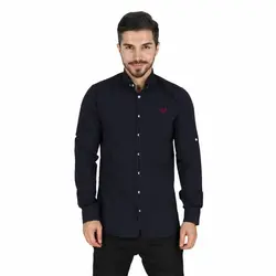 پیراهن آستین بلند پوپلین مردانه ساوین