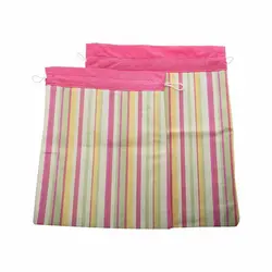 کیسه سبزی کتان رزین تاژ طرح اسپرید صورتی