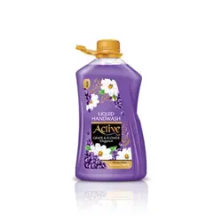 مایع دستشویی صدفی پروتئین سویا اکتیو 2500 گرمی رنگ بنفش