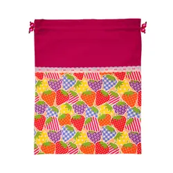 کیسه سبزی ایراندخت طرح توت فرنگی