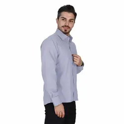 پیراهن آستین بلند آکسفورد مردانه یزدباف