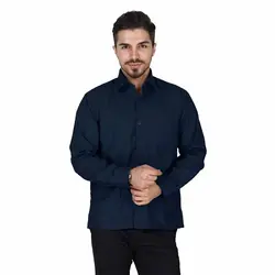 پیراهن آستین بلند آکسفورد مردانه یزدباف