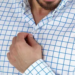 پیراهن آستین بلند تترون مردانه تیدا