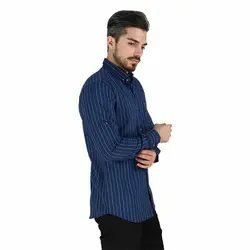 پیراهن آستین بلند پنبه ای مردانه ساوین