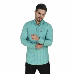 پیراهن آستین بلند پنبه ای مردانه ساوین