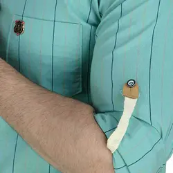 پیراهن آستین بلند پنبه ای مردانه ساوین