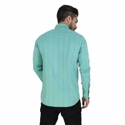 پیراهن آستین بلند پنبه ای مردانه ساوین