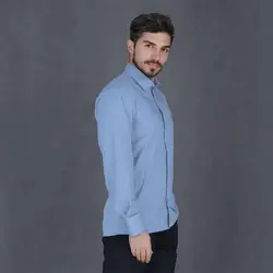 پیراهن آستین بلند تترون مردانه یزدباف