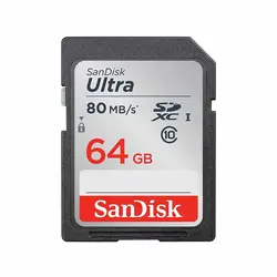 کارت حافظه SDXC سن دیسک Ultra 64GB Class 10