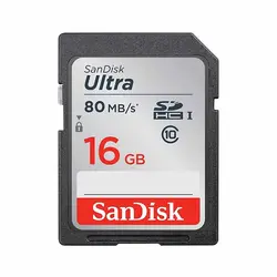 کارت حافظه SDHC سن دیسک Ultra 16GB Class 10