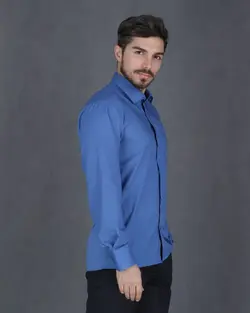 پیراهن آستین بلند تترون مردانه هجرت